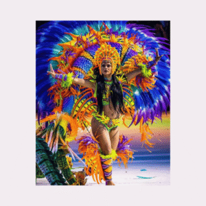 Feather Costume and Head Gear